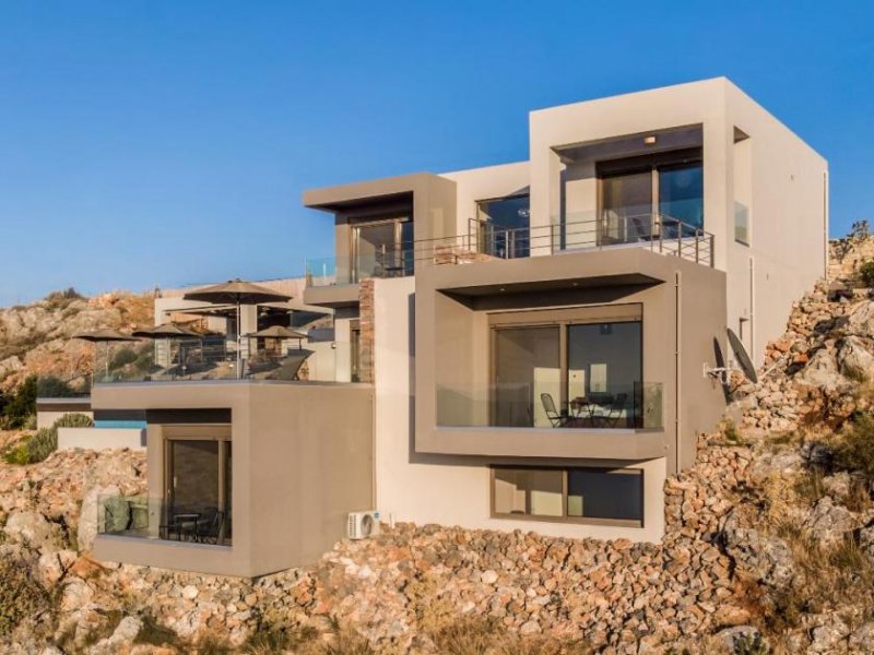 Kokkino Chorio Kreta, Kokkino Chorio: Atemberaubende Villa auf einer Klippe zu verkaufen Haus kaufen